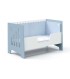 OMNI XL 2 en 1 Cuna 70x140 y escritorio Azul Alondra